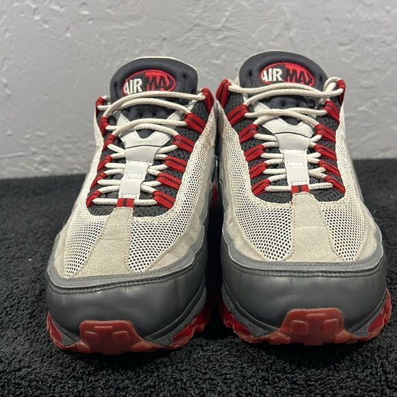 ?? NIKE Air Max 24-7 Shoes Volt Black Red Gray 397252-001 2010 Men Sz 11.5 - E main image 10
